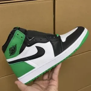 AIR JORDAN 1, "LJR" -  "DZ5485-031"  Jordan Air Jordan 1 High OG “Black and Lucky Green”