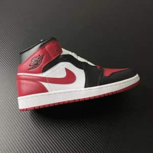 AIR JORDAN 1, "DT" - "BQ6472-079" Air Jordan 1 Mid “bred toe”