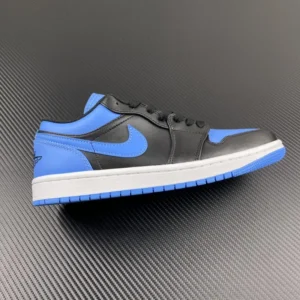 AIR JORDAN 1, " DT " -  " 553558-041 " AJ1 low cut black blue toe!