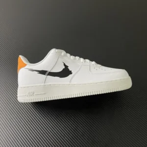 Air Force 1, "GX" -  "DV6483-100" Air Force White Orange Graffiti Hook