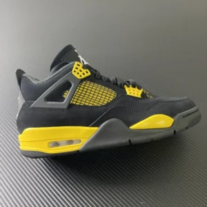 AIR JORDAN 4, " X " -  " DH6927-017 " AJ4 Black and Yellow Thunder God!
