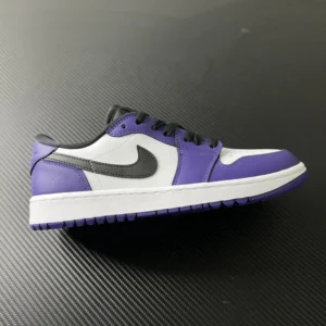 AIR JORDAN 1, "DT " - "DD9315-105" Air Jordan 1 Low Golf”Court Purple”