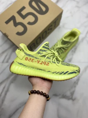 LW Yeezy 350, "LW " -  "B37572" adidas originals Yeezy Boost 350 W2 “Semi FrozenYellow”