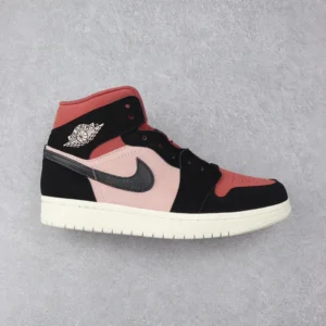 AIR JORDAN 1, "DT" - "BQ6472-202"AJ1Mid Zhongbang Red Bean Milk Tea