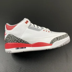 AIR JORDAN 3, " X " -  " DN3707-160 " AJ3 new white and red!