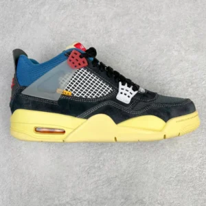 AIR JORDAN 4, "KZ" - "DC9533-001"Union LA x Air Jordan AJ4 Retro “Off Noir” UN