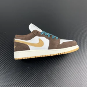 AIR JORDAN 1, " DT " -  " FB2216-200 " AJ1 low cut brown white mocha!
