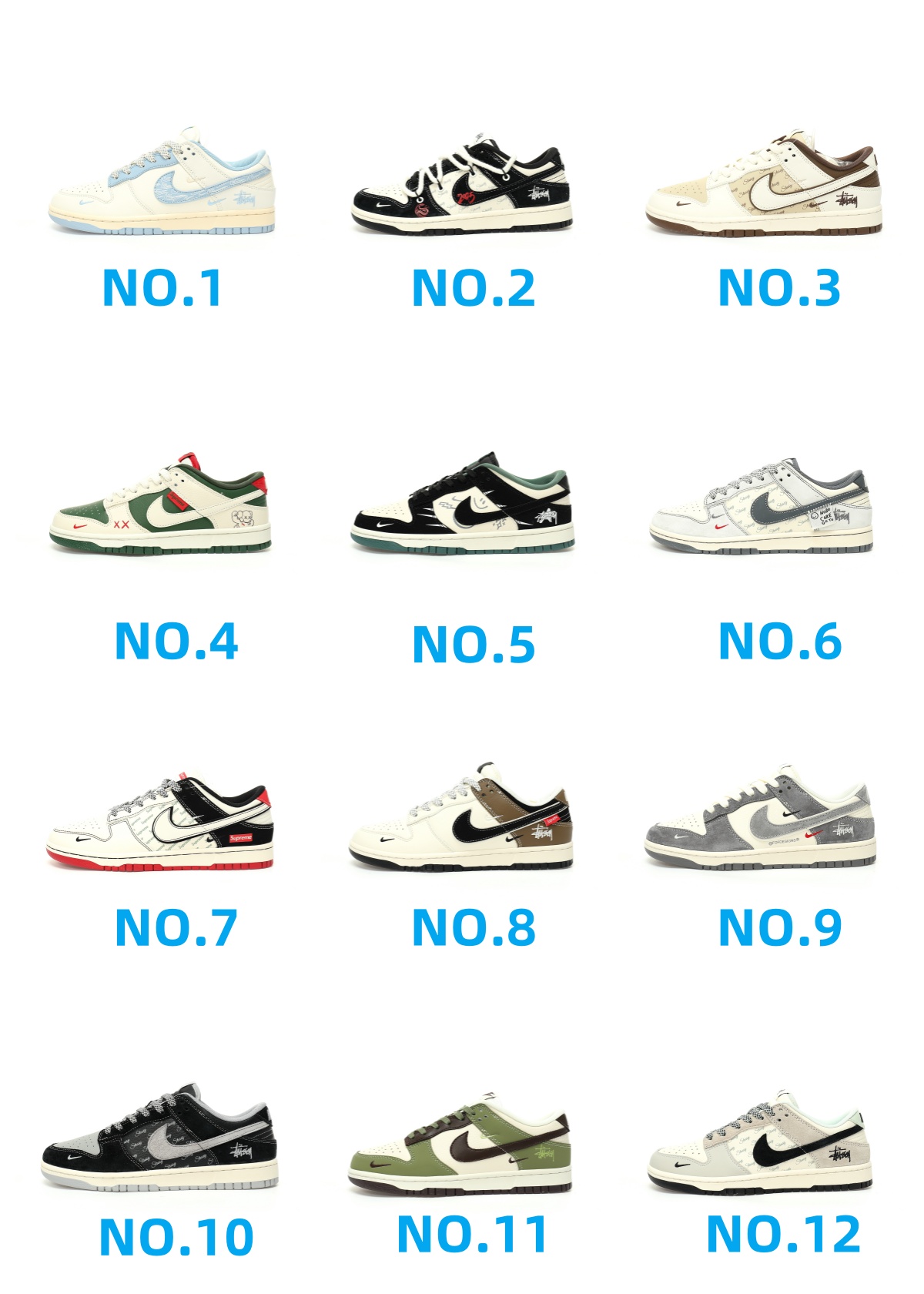 Stussy x Nike By You SB Dunk Low Retro SP SHOES