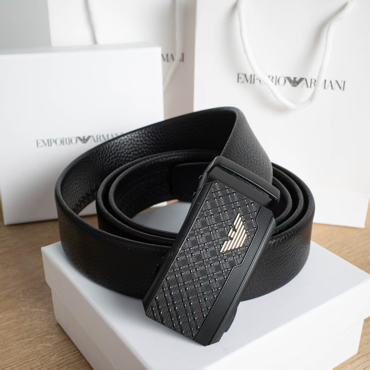 EMPORIO ARMANI LETHER BELF