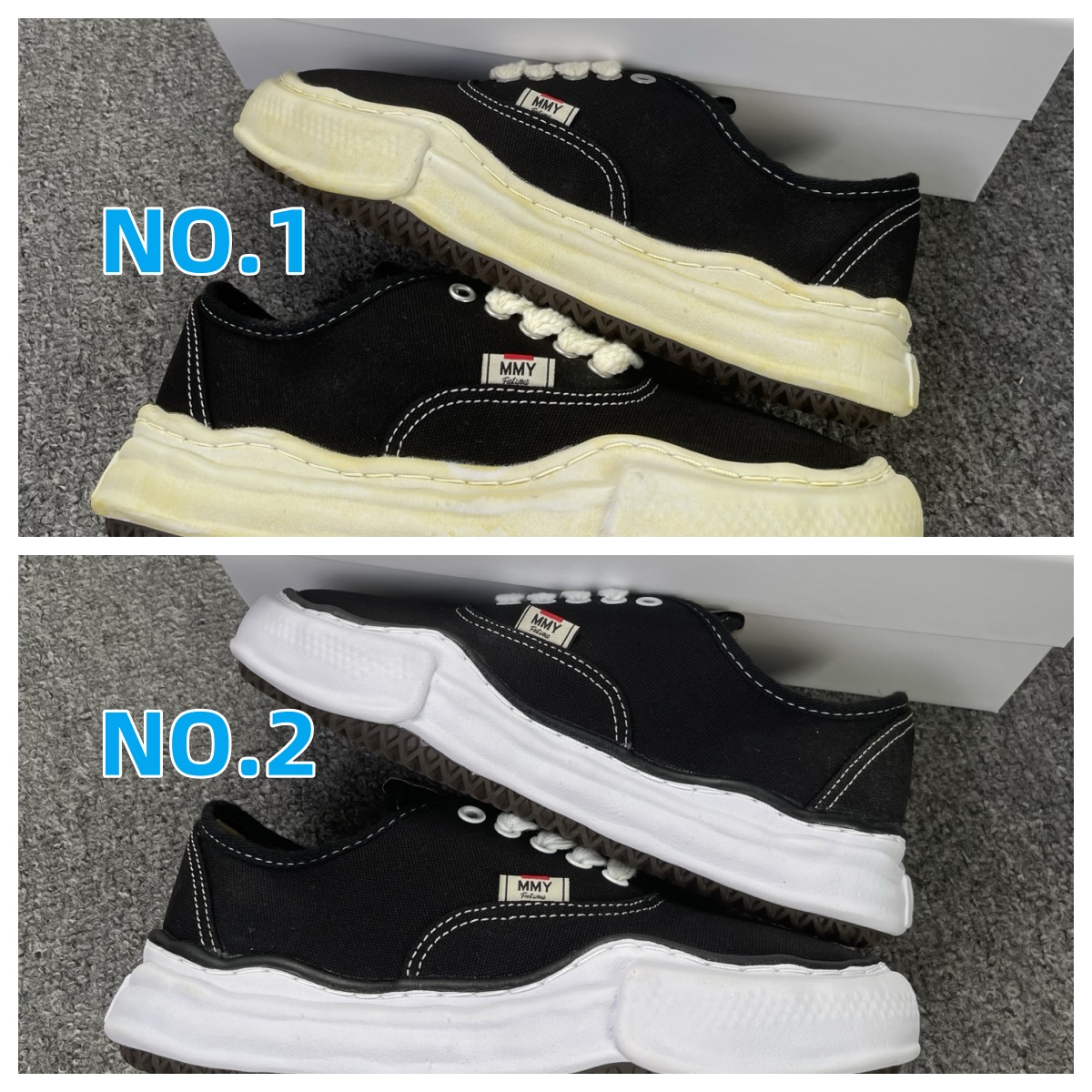 MMYMaison MIHARA YASUHIRO Wayne Original Sole Leather Low Sneaker