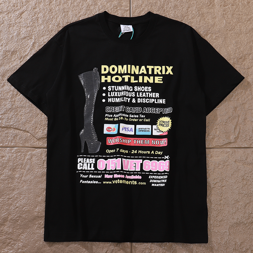 VETEMENTS T-SHIRT