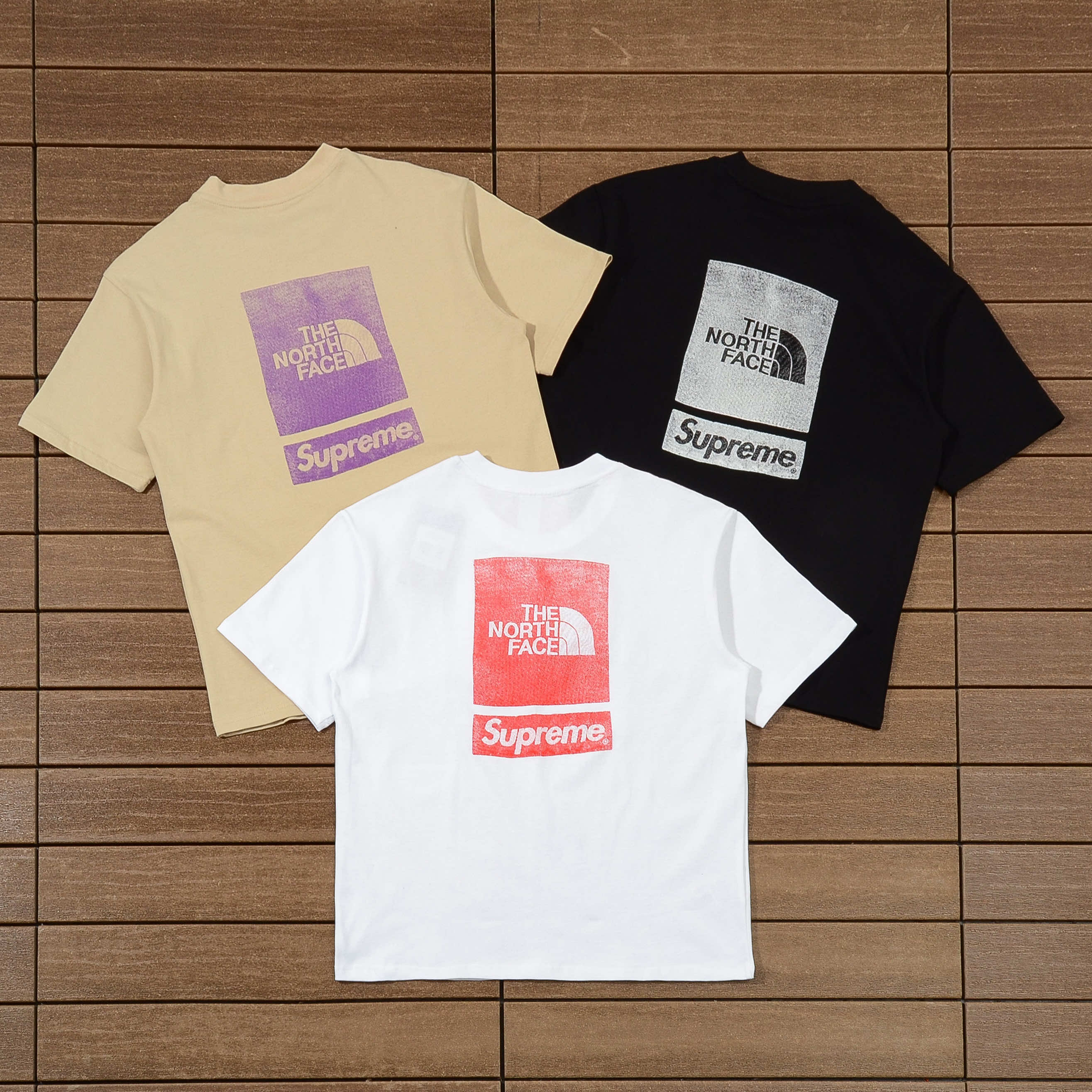 SUPREME & THE NORTH FACE T-SHIRT