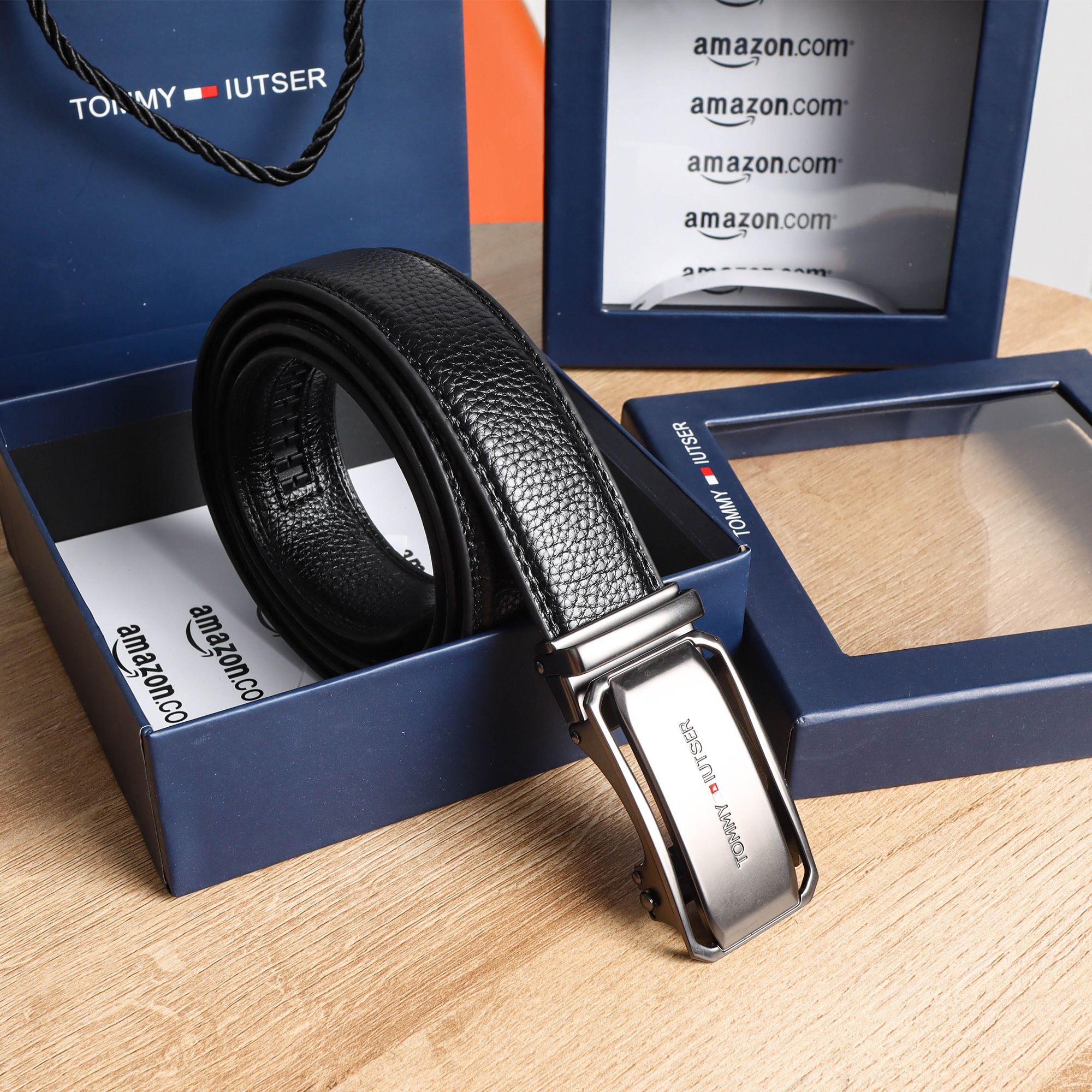 TOMMY HILFIGER LETHER BELF