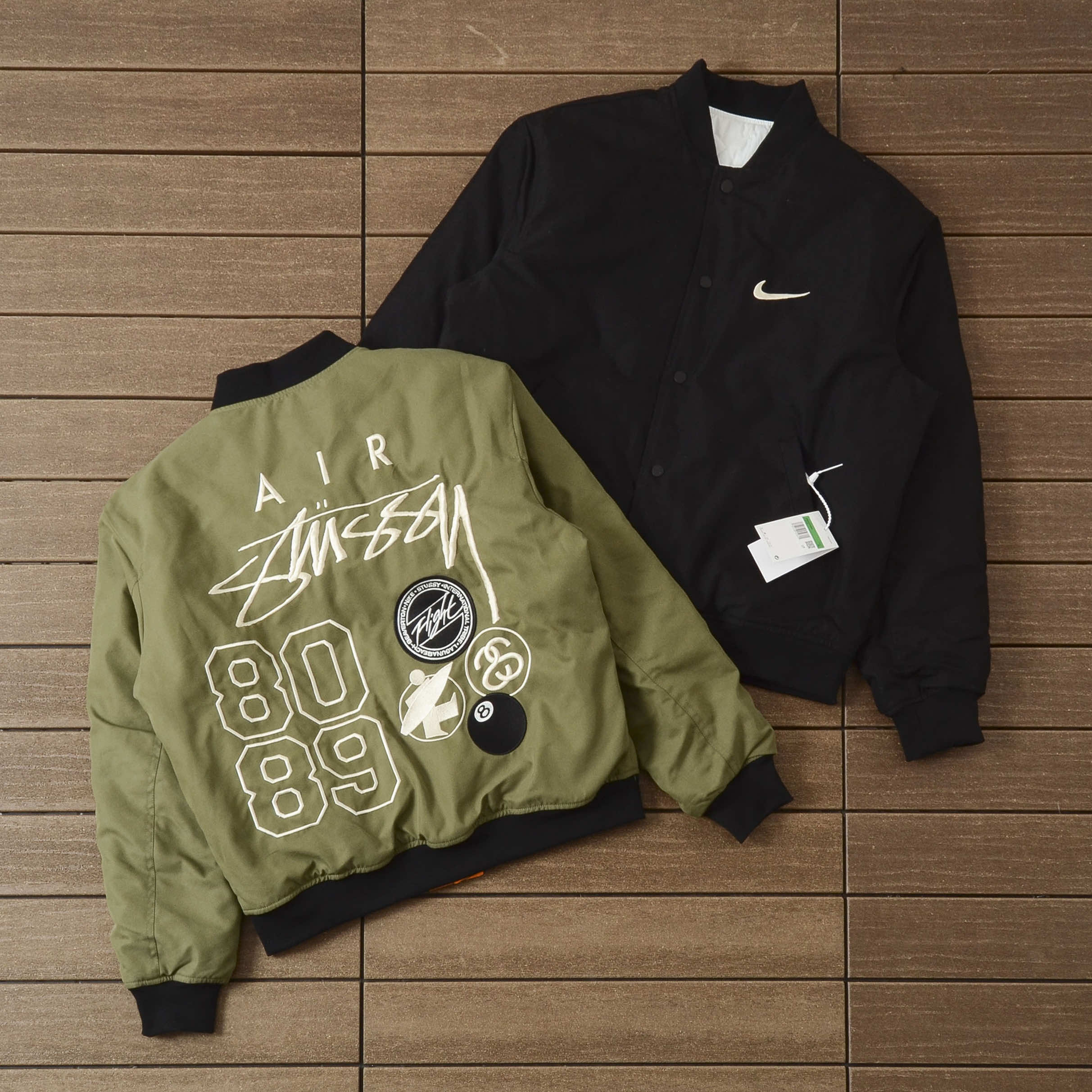 STUSSY & NIKE COTTON JACKET