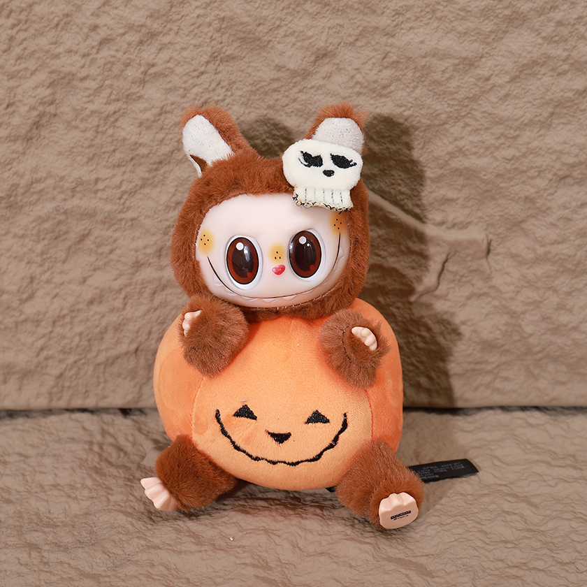 Plush Doll pumpkin Labubu Pendant