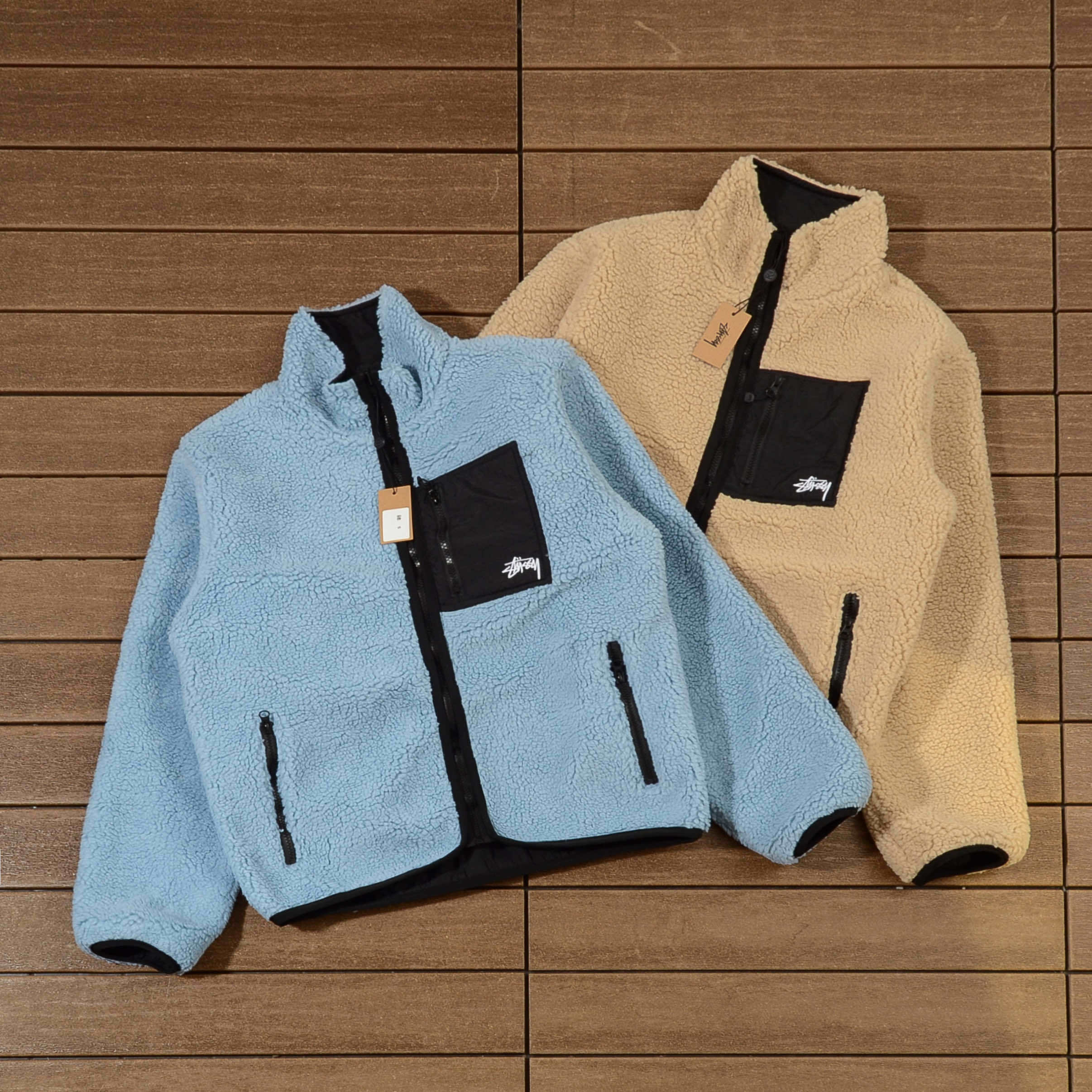 STUSSY Флис куртка