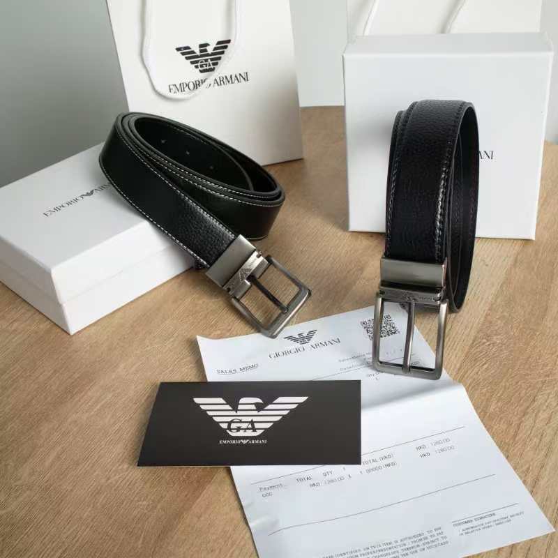 EMPORIO ARMANI LETHER BELF