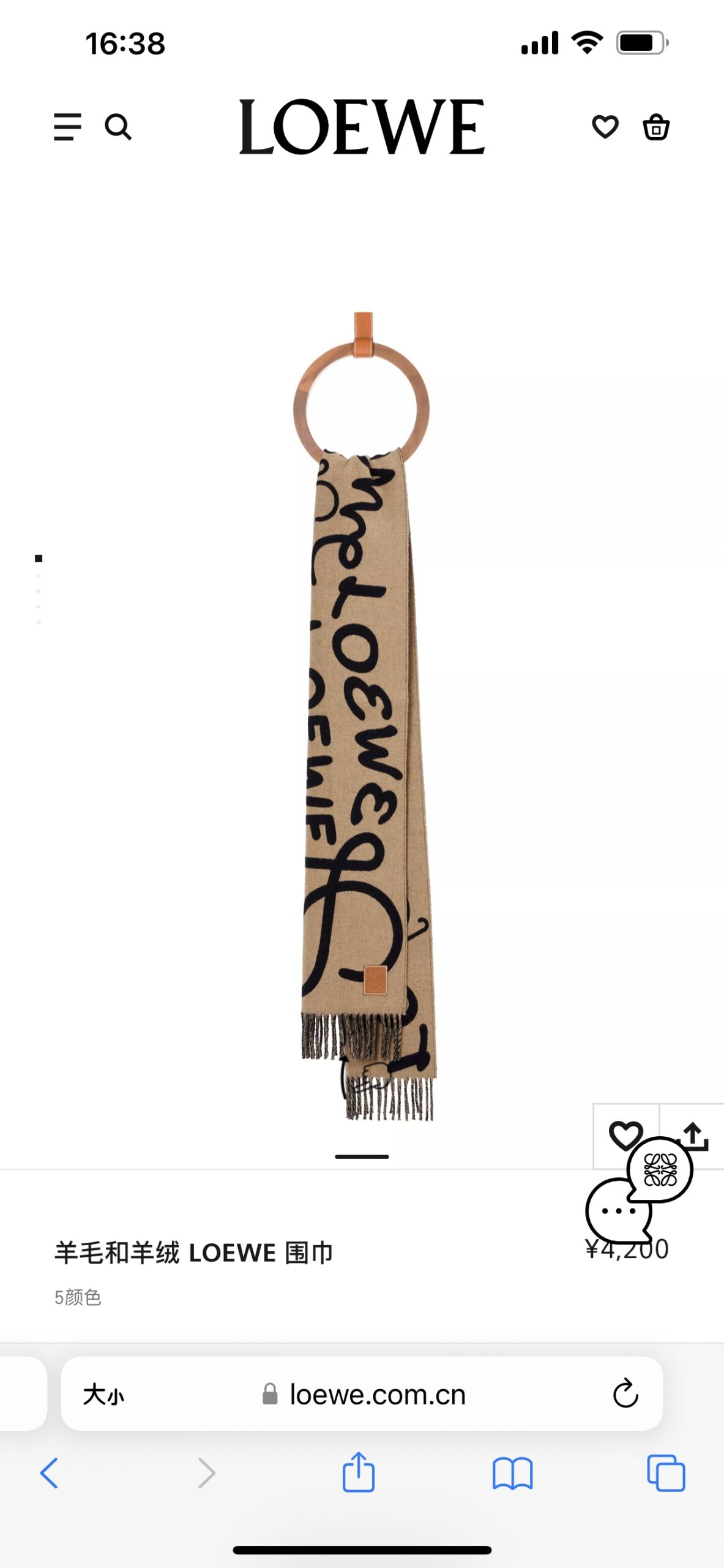 LOEWE SCARF