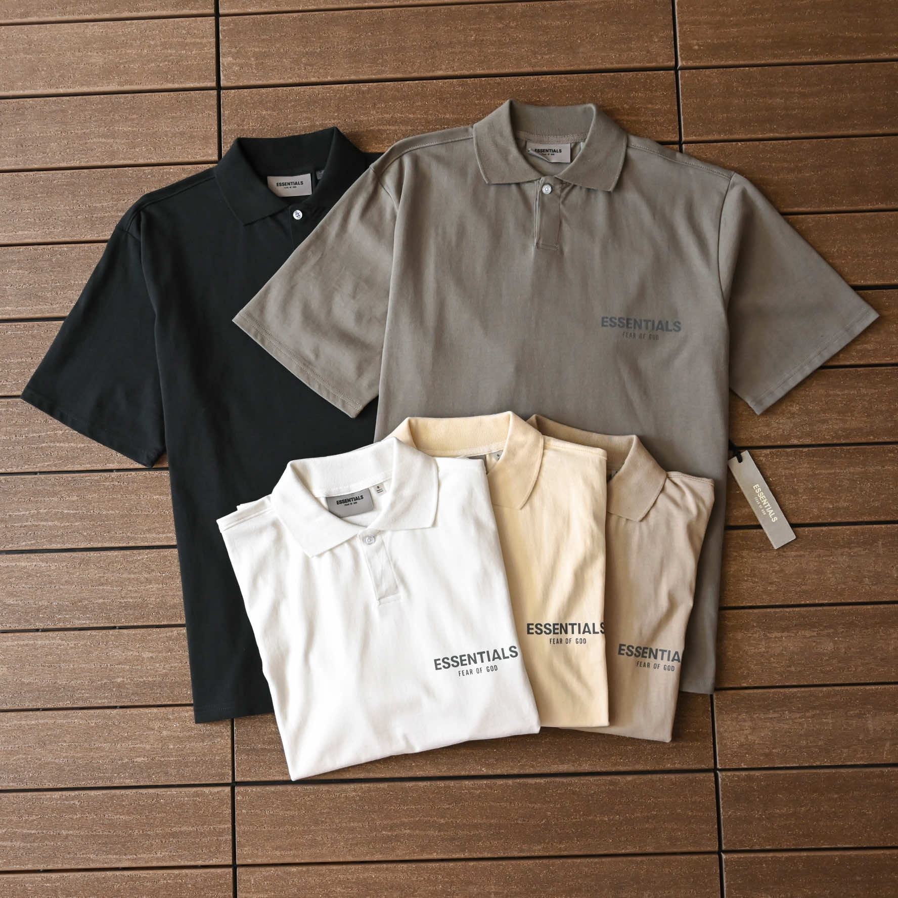 Fear Of God Essentials Polo Shirt FOG 3M