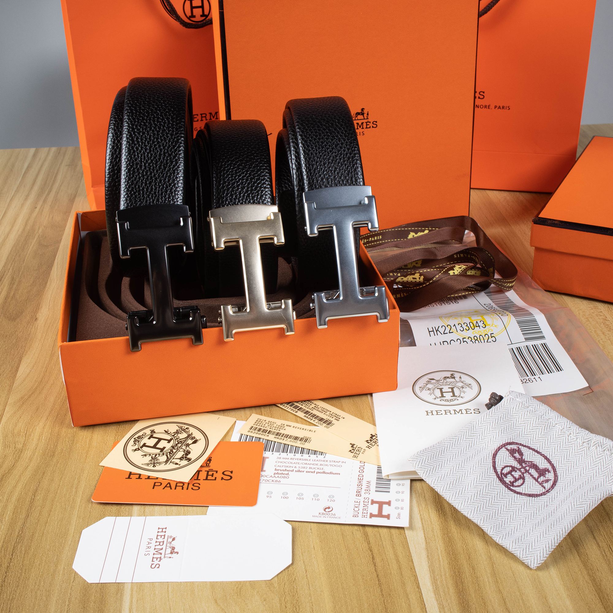 HERMES LEATHER BELT