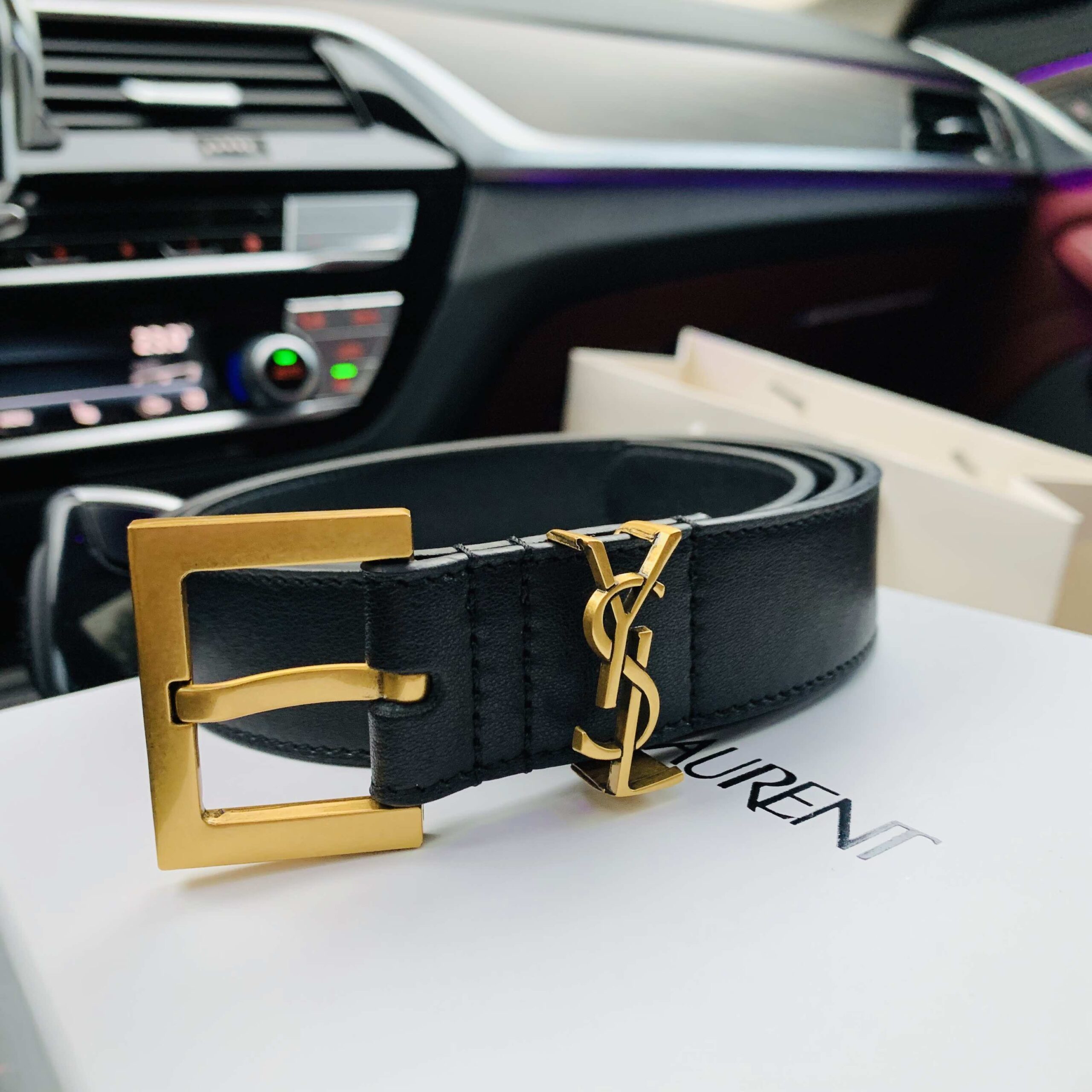 YSL LETHER BELF
