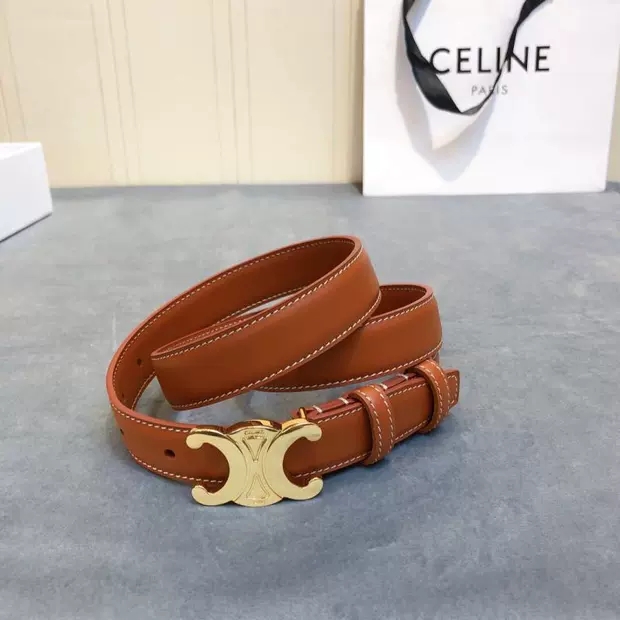 CELINE LATHER BELF
